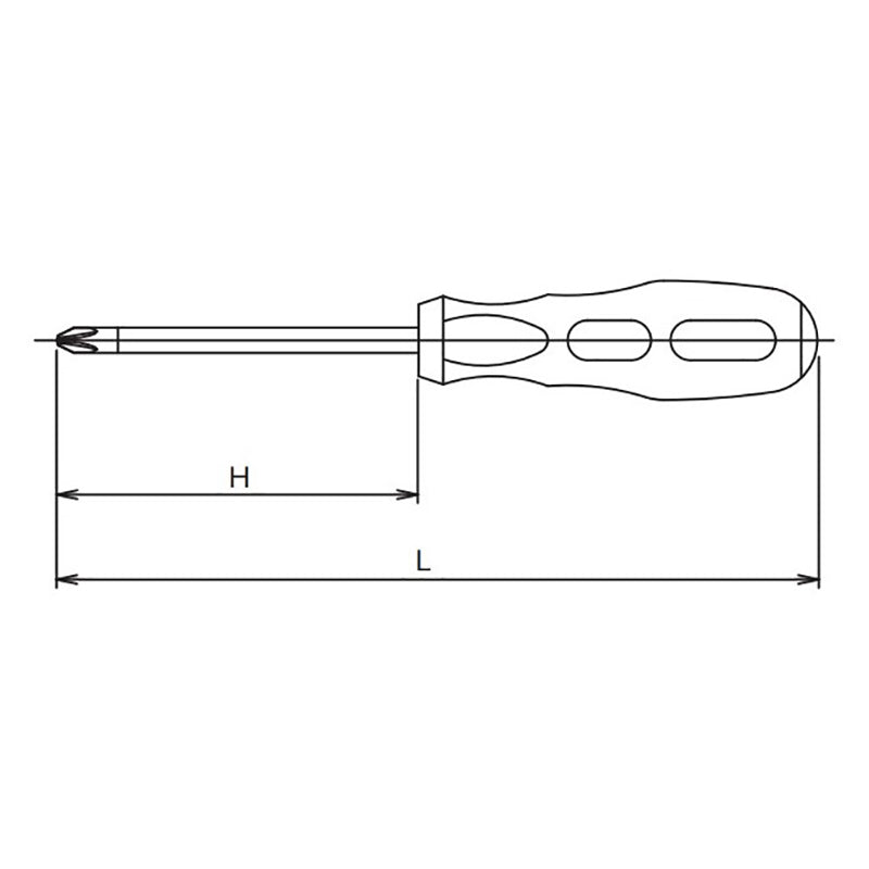 Screwdriver Slotted 5mm  Length 175mm