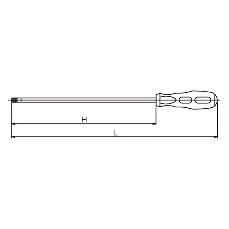 Tamper-Resistant TORXplus® 20IPR Screwdriver - Length 350mm