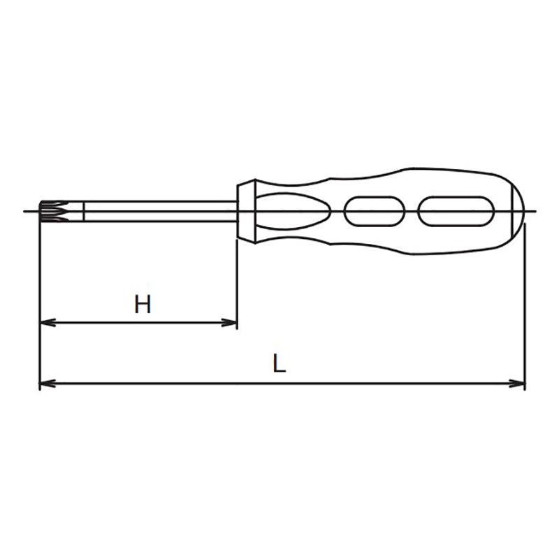 TORXplus® 6IP Screwdriver - Length 110mm