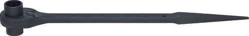 Clé à cliquet Spud 17 x 19 mm, 12 points, longueur 380 mm 