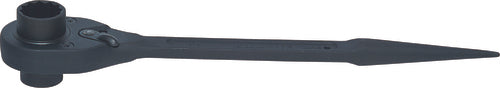 Clé à cliquet Spud 26 x 32 mm, 12 points, longueur 380 mm 
