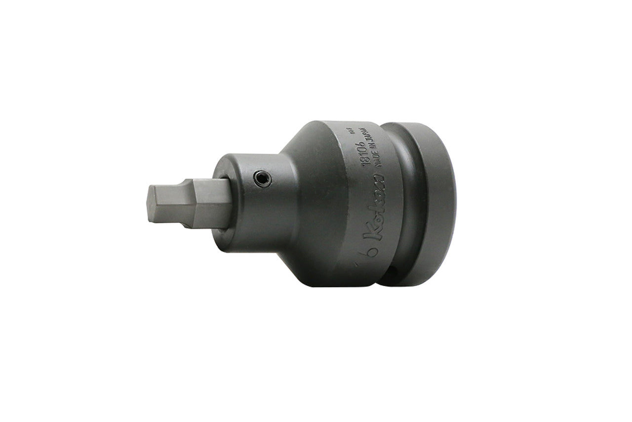 1 Sq. Dr. Bit Socket  19mm Hex Length 92mm