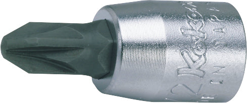 1/4 Sq. Dr. Bit Socket  PZ2  Length 28mm