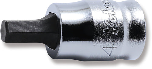 1/4 Sq. Dr. Bit Socket  4mm 6 point Length 25mm Z-series