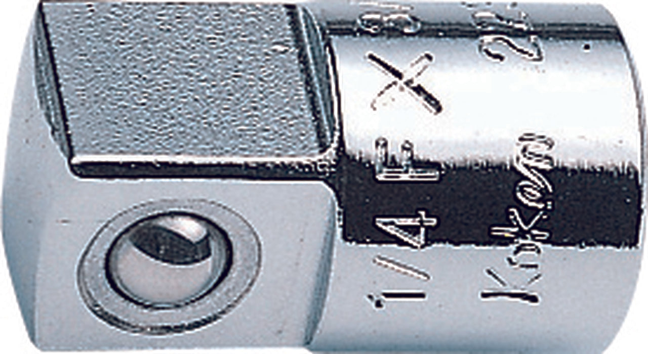 1/4 Sq. Dr. Adaptor  3/8 Square Length 22mm