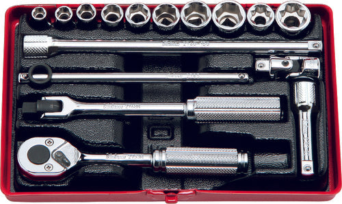 1/4 Sq. Dr. Socket set      16 pieces