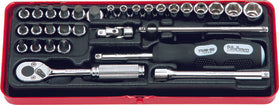 1/4 Sq. Dr. Socket set   6 point   31 pieces