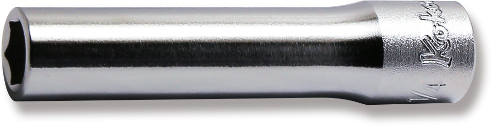 1/4 Sq. Dr. Socket  1/4 6 point Length 50mm