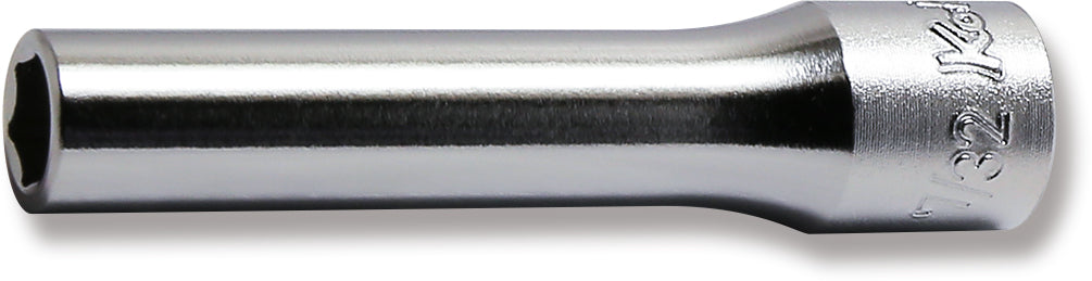 1/4 Sq. Dr. Socket  7/32 6 point Length 50mm