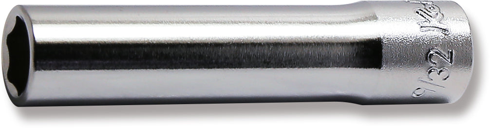 1/4 Sq. Dr. Socket  9/32 6 point Length 50mm