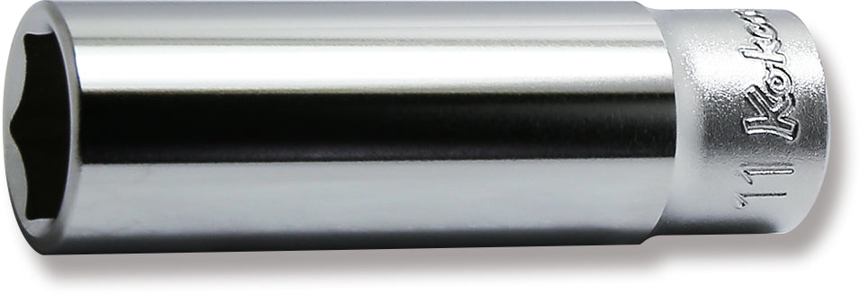 1/4 Sq. Dr. Socket  11mm 6 point Length 50mm