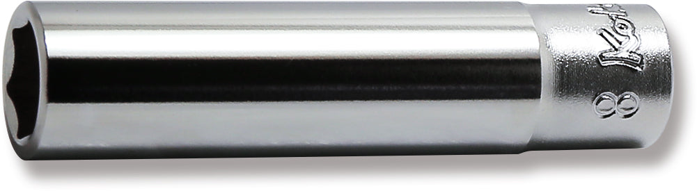 1/4 Sq. Dr. Socket  8mm 6 point Length 50mm