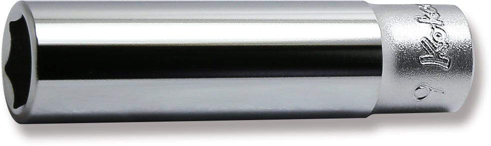 1/4 Sq. Dr. Socket  9mm 6 point Length 50mm