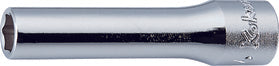 Douille carrée 1/4" BA4 6 pans, longueur 50 mm 