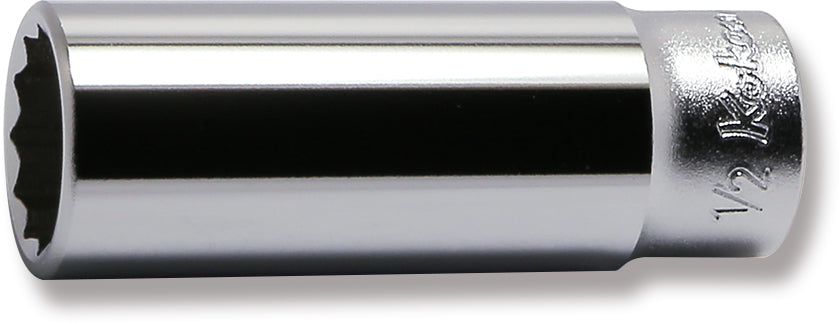 1/4 Sq. Dr. Socket  1/2 12 point Length 50mm