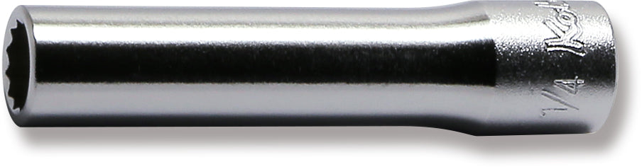 1/4 Sq. Dr. Socket  1/4 12 point Length 50mm