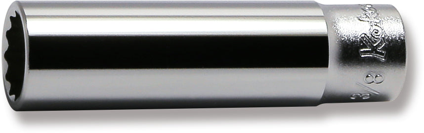 1/4 Sq. Dr. Socket  3/8 12 point Length 50mm