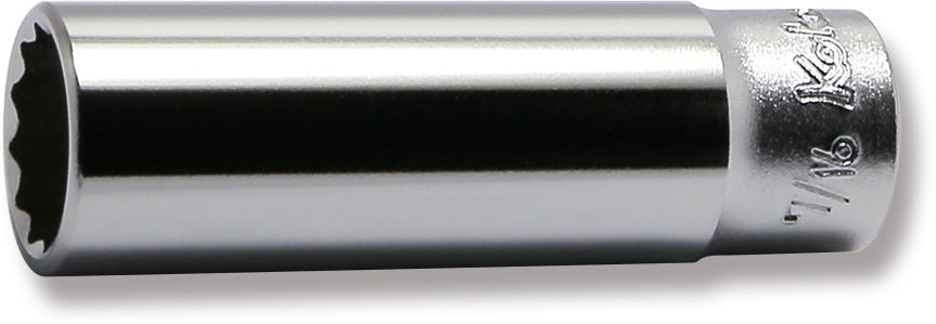 1/4 Sq. Dr. Socket  7/16 12 point Length 50mm