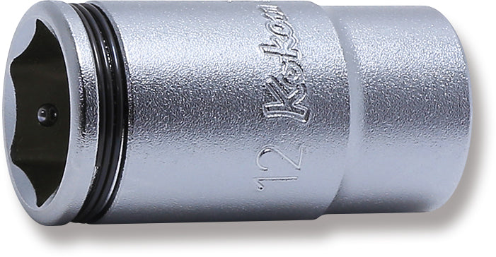 1/4 Sq. Dr. Semi-Deep NUT GRIP® Socket 12mm