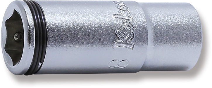 1/4 Sq. Dr. Semi-Deep NUT GRIP® Socket 8mm