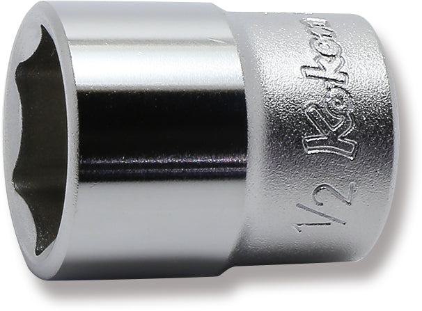 1/4 Sq. Dr. 6 point chrome SAE Socket  1/2