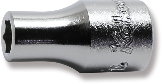 1/4 Sq. Dr. 6 point chrome SAE Socket  3/16