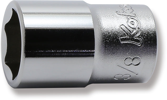 1/4 Sq. Dr. 6 point chrome SAE Socket  3/8