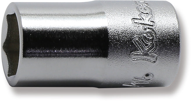 1/4 Sq. Dr. 6 point chrome SAE Socket  5/16