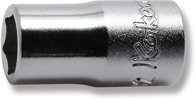 1/4 Sq. Dr. 6 point chrome SAE Socket  9/32