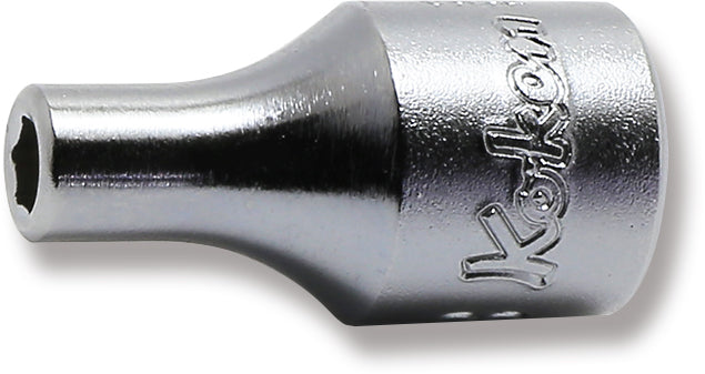 1/4 Sq. Dr. 6 point chrome Metric Socket  3mm