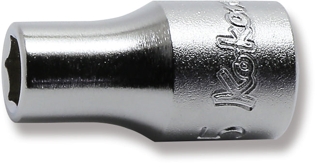 1/4 Sq. Dr. 6 point chrome Metric Socket  5mm