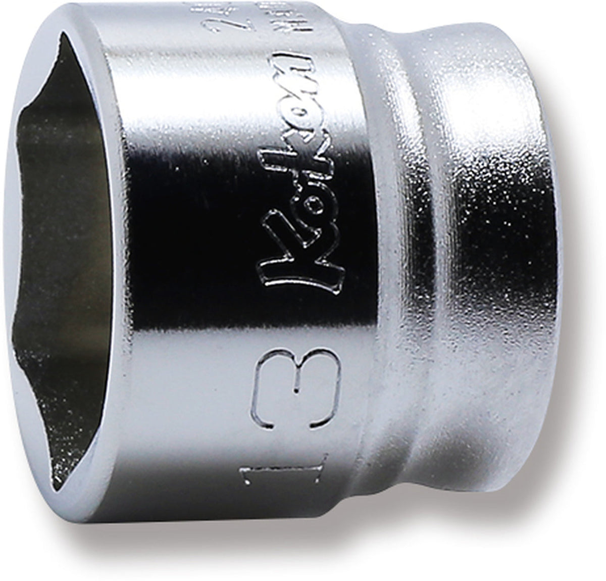 1/4 Sq. Dr. Z-Series 6 point chrome Metric Socket 13mm — Ko-ken Canada