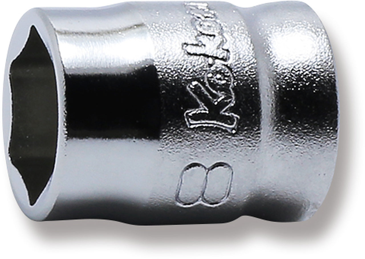 1/4 Sq. Dr. Z-Series 6 point chrome Metric Socket  8mm