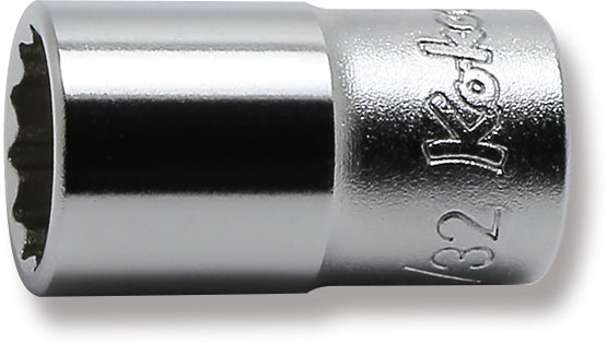 1/4 Sq. Dr. 12 point chrome SAE Socket  11/32