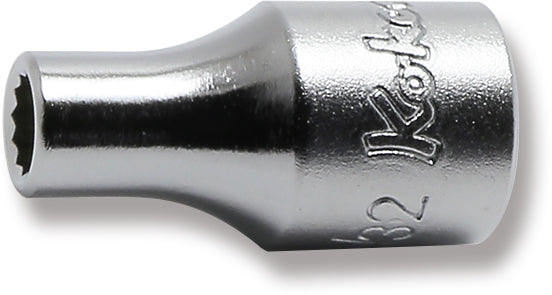 1/4 Sq. Dr. 12 point chrome SAE Socket  5/32