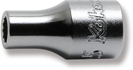 1/4 Sq. Dr. 12 Point chrome SAE Socket  4.5mm