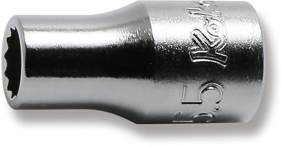 1/4 Sq. Dr. 12 Point chrome Metric Socket  5.5mm