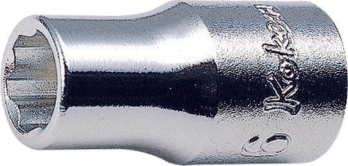 1/4 Sq. Dr. Socket  10mm Surface Length 22mm