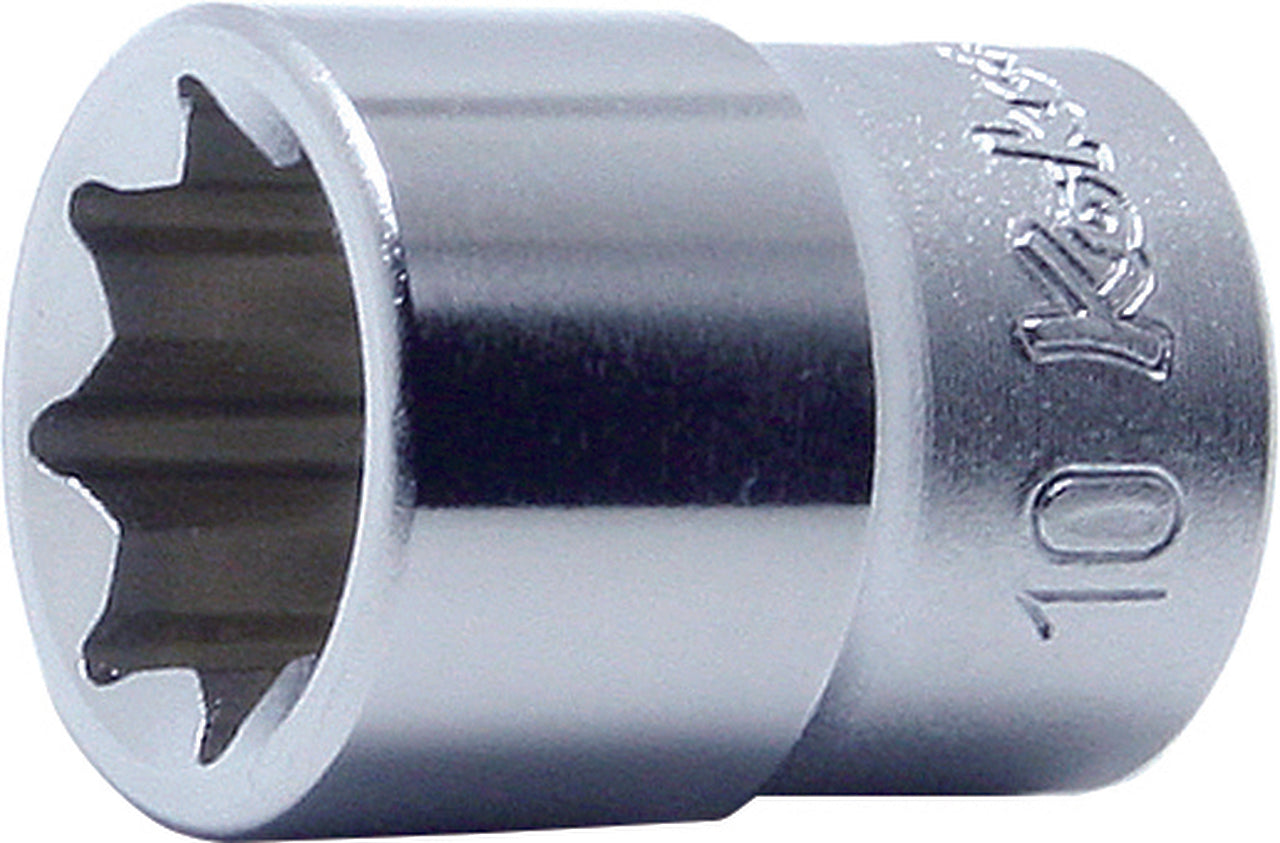 1/4 Sq. Dr. Socket  3/8 Double Square Length 22mm