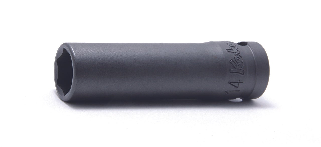 Douille carrée 1/2 pouce, 27 mm, 6 pans, longueur 77 mm 