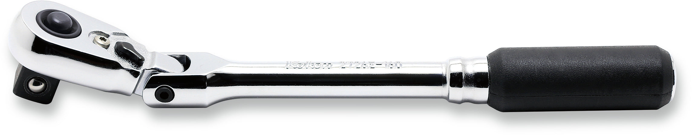 1/4" Body 3/8" Sq. Dr. Ratchet Handle 72 teeth Flexible Head Length 160mm Quick Release Z-series