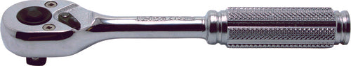 1/4 Sq. Dr. Ratchet Handle  20 teeth Push Button Length 115mm  Metal Handle