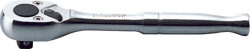 Cliquet à poignée carrée 1/4", 20 dents, longueur 115 mm, poignée polie 