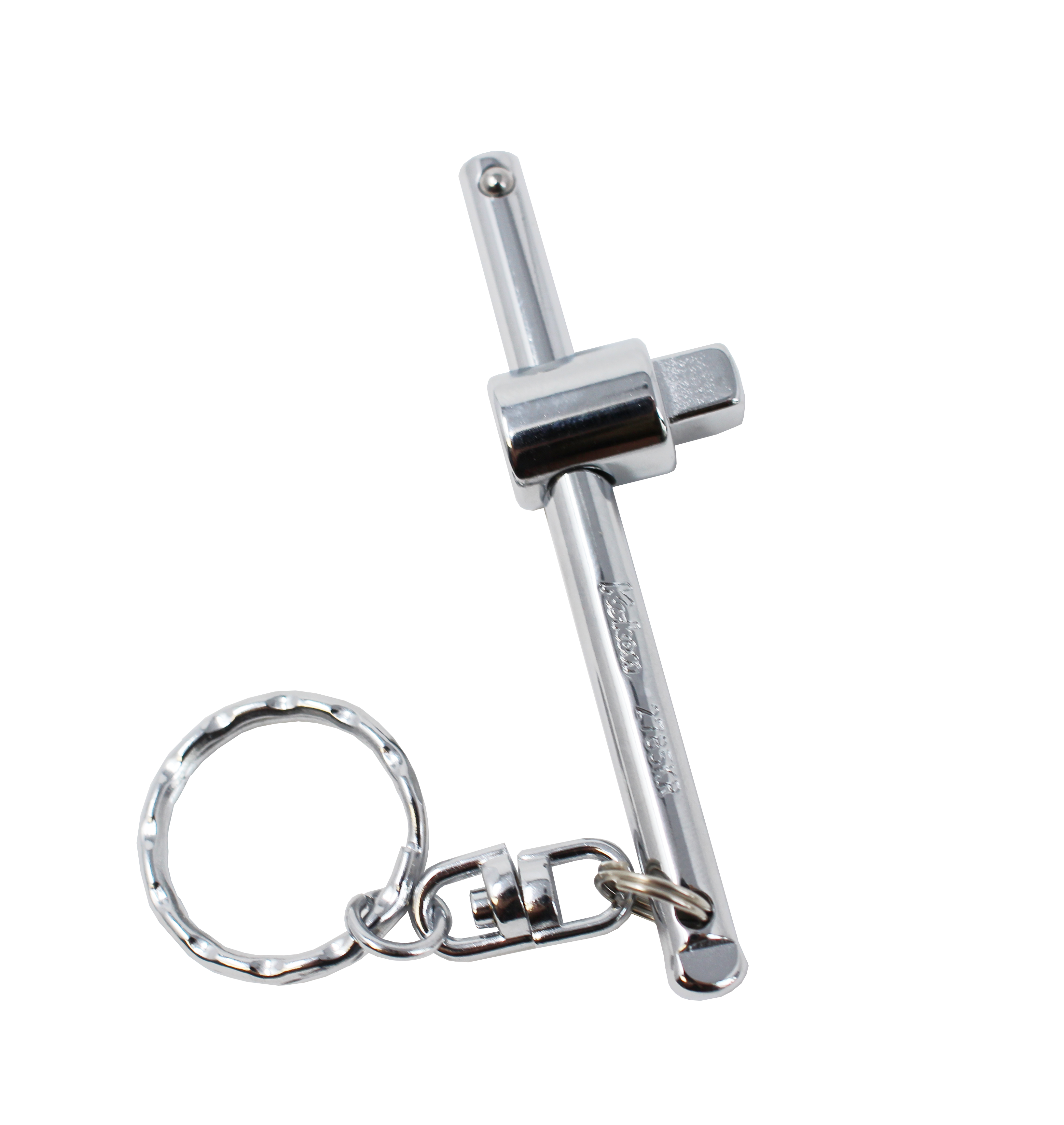 1/4 Sq. Dr. Sliding T Handle  Key Ring - Length 75mm