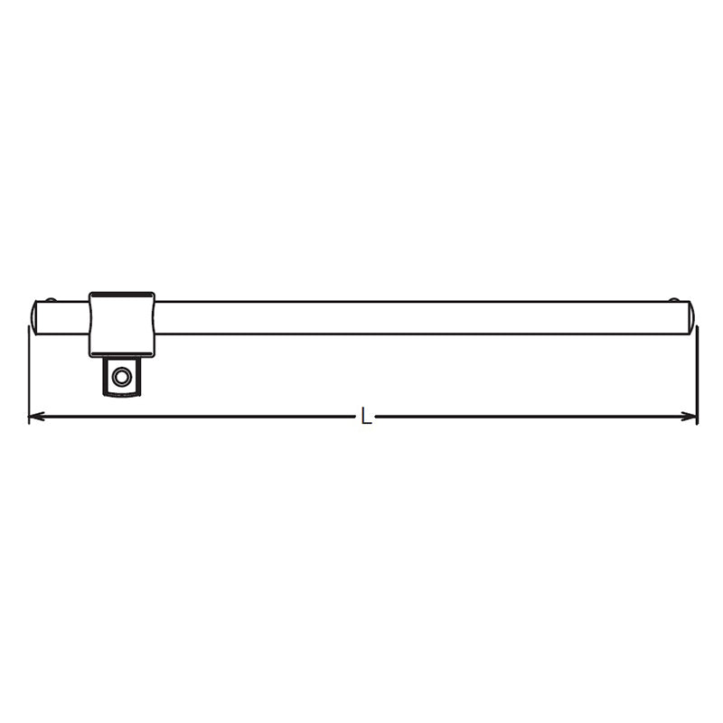 1/4 Sq. Dr. Sliding T Handle    Length 115mm
