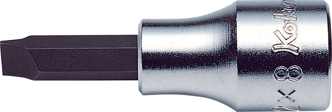 3/8 Sq. Dr. Bit Socket Slotted 1.6x10  Length 60mm