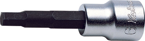 3/8 Sq. Dr. Bit Socket  6mm Hex Length 62mm