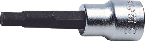 3/8 Sq. Dr. Bit Socket  4mm Hex Length 62mm