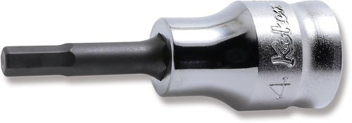 Douille carrée 3/8" 10 mm, 6 pans, longueur 50 mm, série Z 