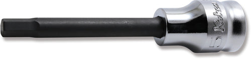 Douille à embout carré 3/8" 12 mm, 6 pans, longueur 75 mm, série Z 